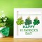 36 Pieces St Patrick's Day Mini Shamrock Ornaments for Small Tree Decorations Good Luck Clover Hanging Bauble Green Trefoil Irish Ornaments for Saint Patrick's Day Tree Shelf Decor Party Favors Supplies